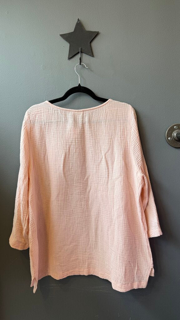 Gauze Tunic Blouse
