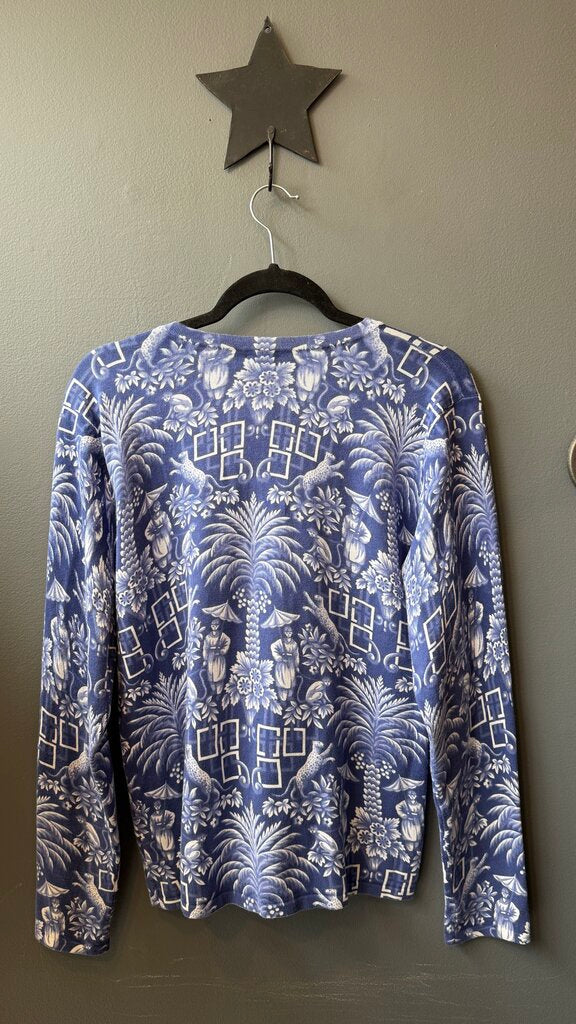 Chinoiserie Cardigan Sweater