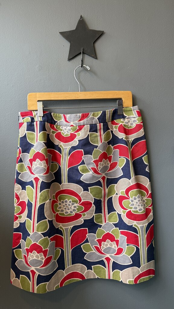 Canvas Floral Aline Skirt