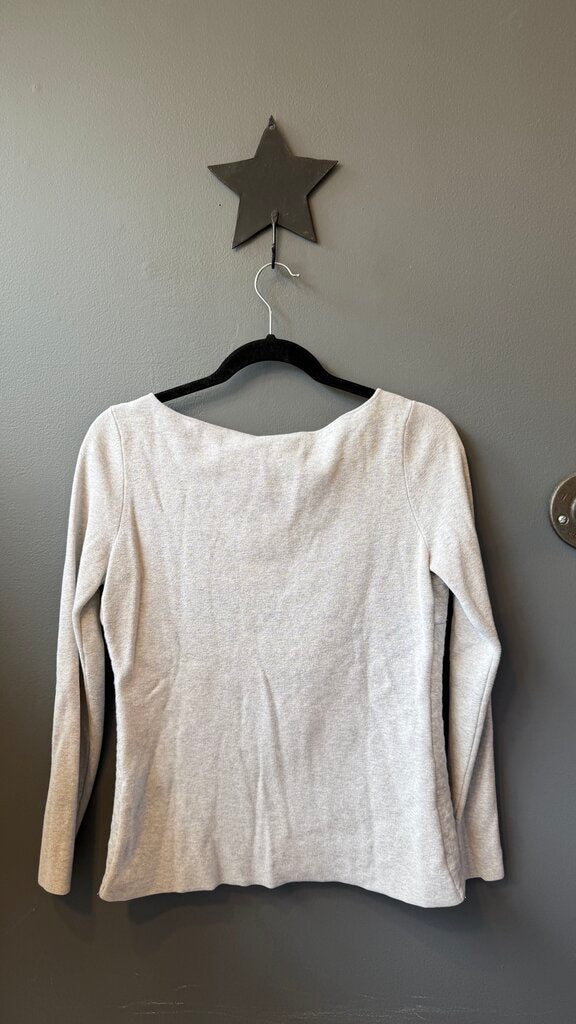 Quilted Patch Pocket Sweatshirt