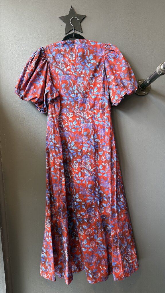 Puff Sleeve Maxi Dress