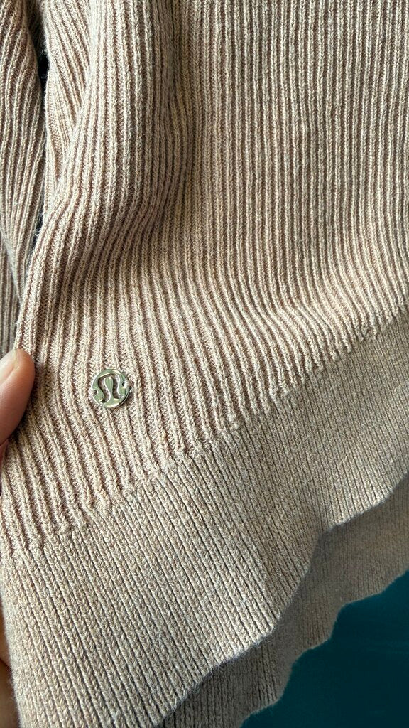 Cross Back Crop Ribbed Sweater