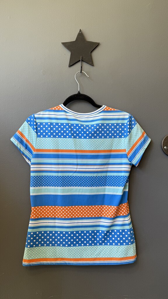 Catalina Cloth Stripe Short Sleeve Top