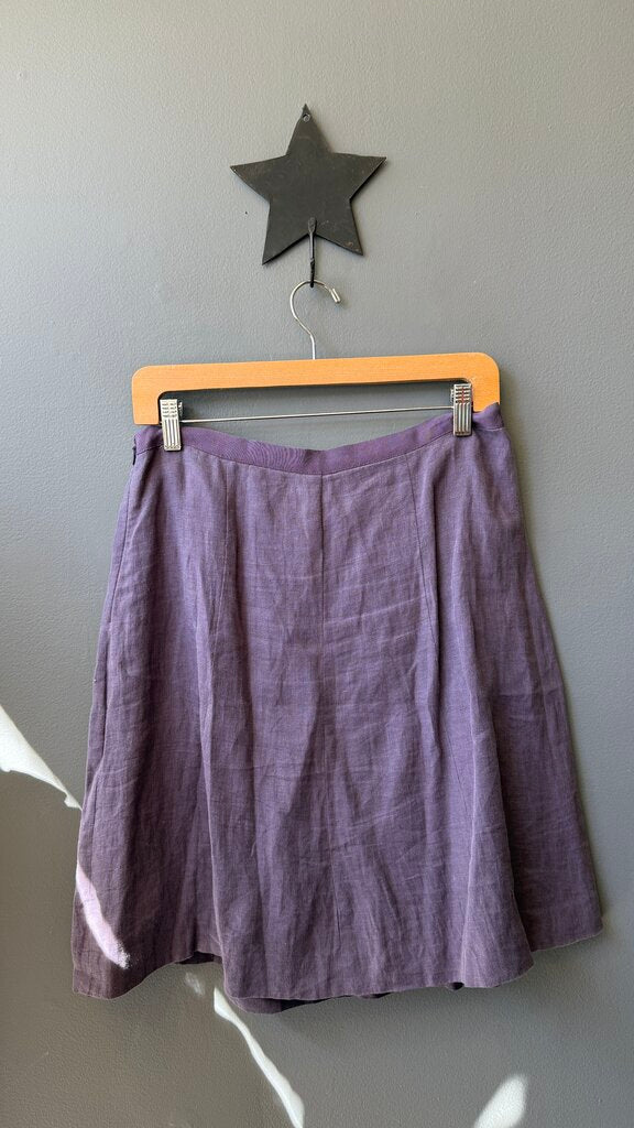 Linen Full Midi Skirt
