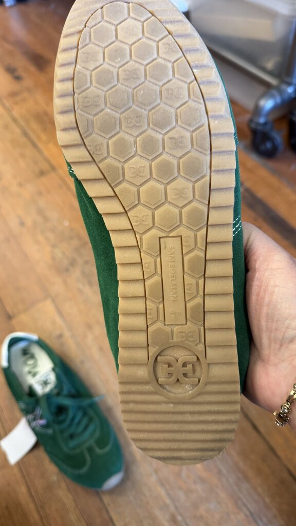 Suede Green Sneakers