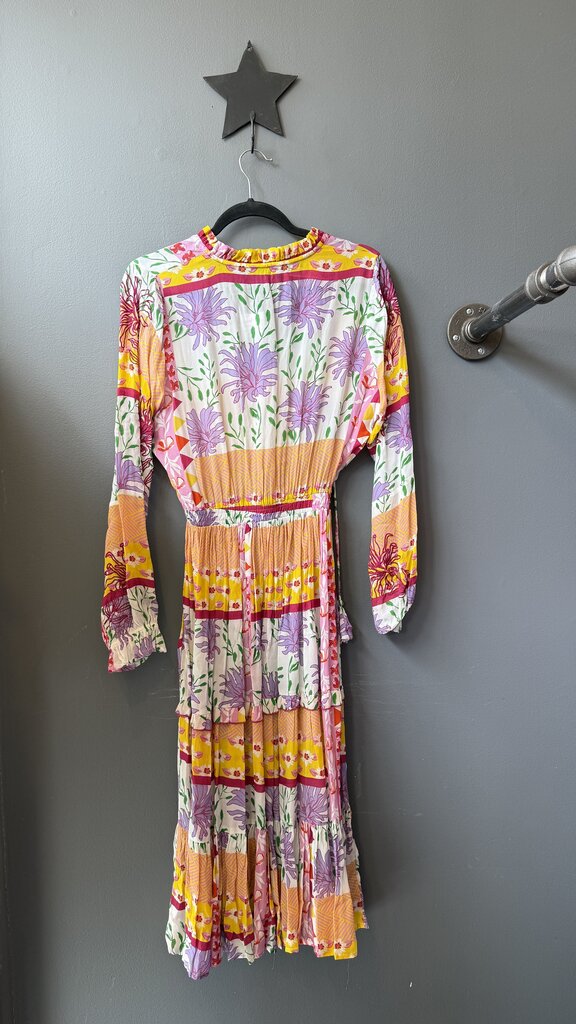Floral Tiered Midi Dress