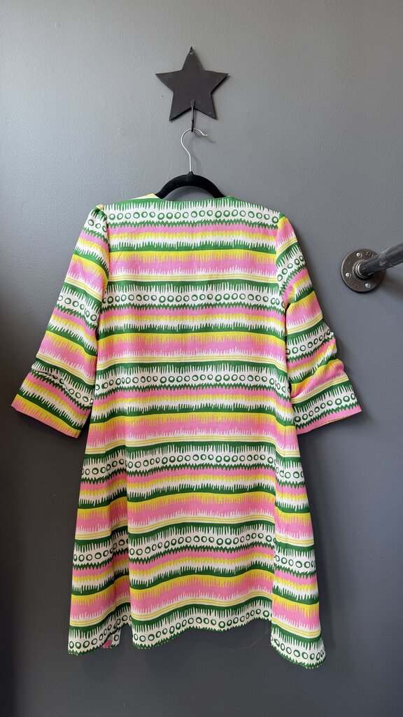 Stripe Dot Longline Jacket