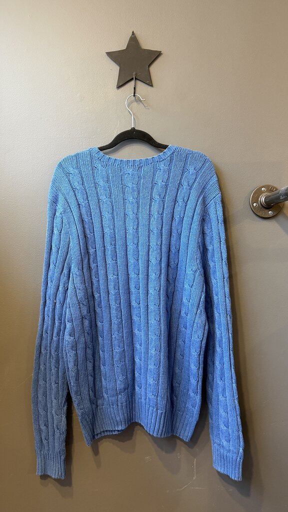 Silk Cableknit Crewneck Sweater