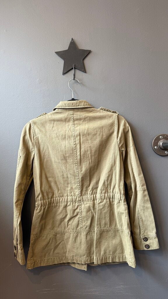 Petite Canvas Cargo Pocket Jacket