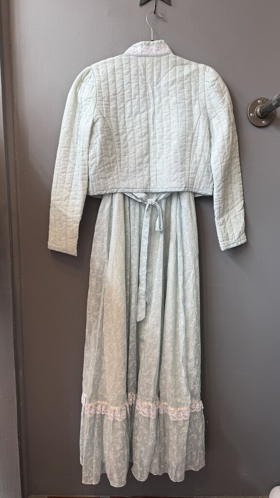 Vintage Floral Maxi Dress + Jacket