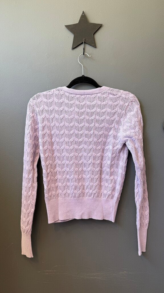 Pointelle Cardigan Sweater