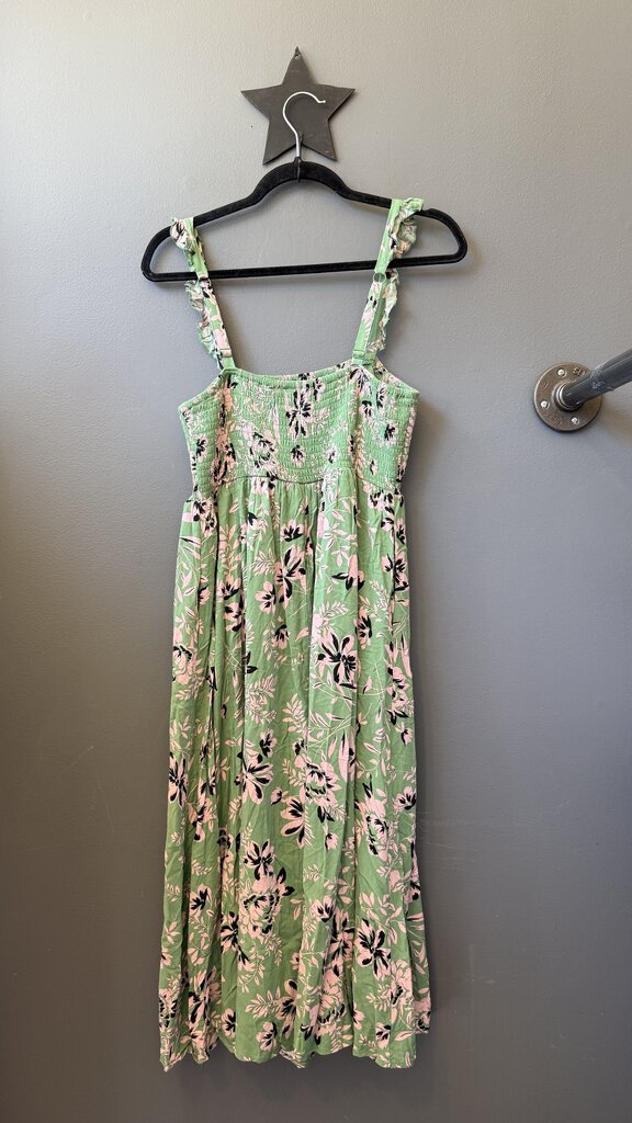 Smocked Midi Dress