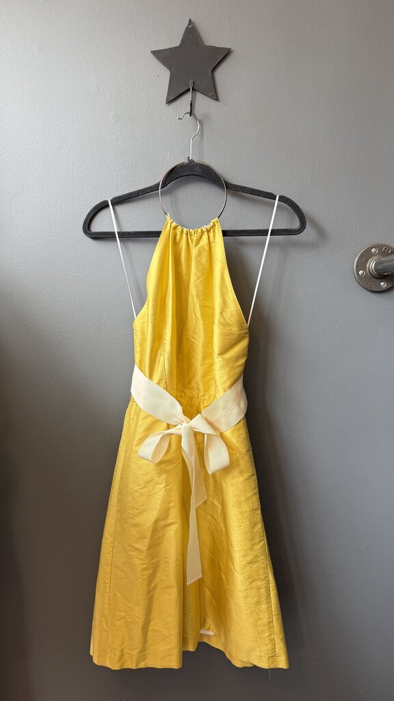 Silk Halter Neck Dress
