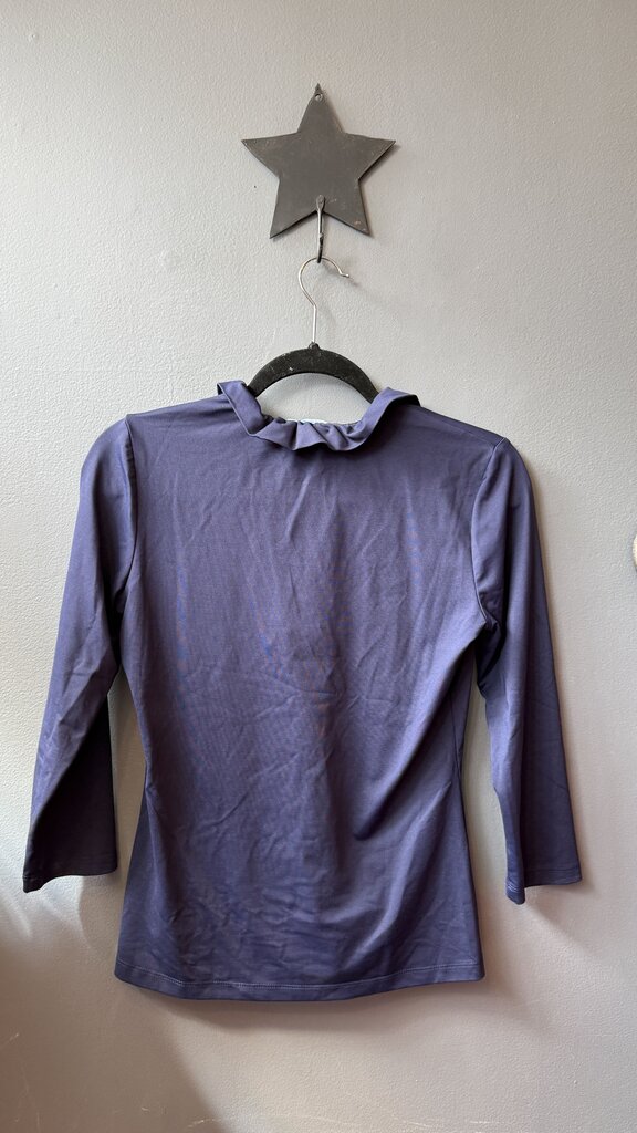 Catalina Cloth Ruffle Neck Top