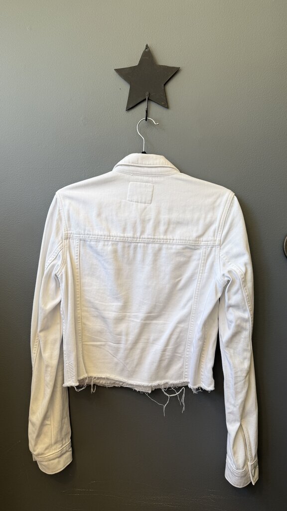 Raw Hem Soft Denim Jacket