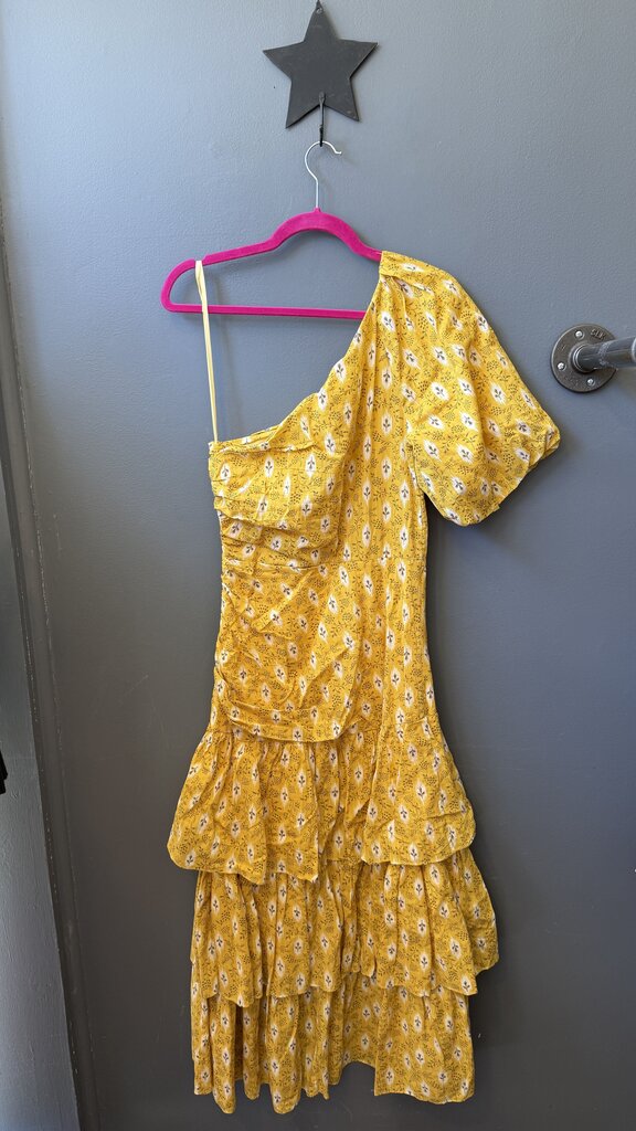 One Shoulder Maxi Gown Dress