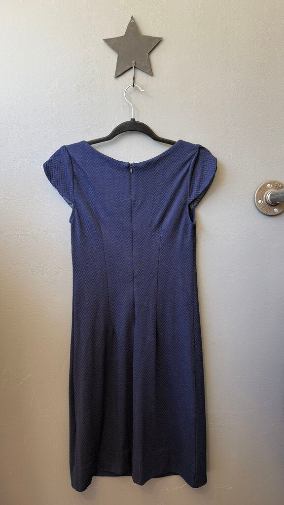 Stretch Cap Sleeve Sheath Dress