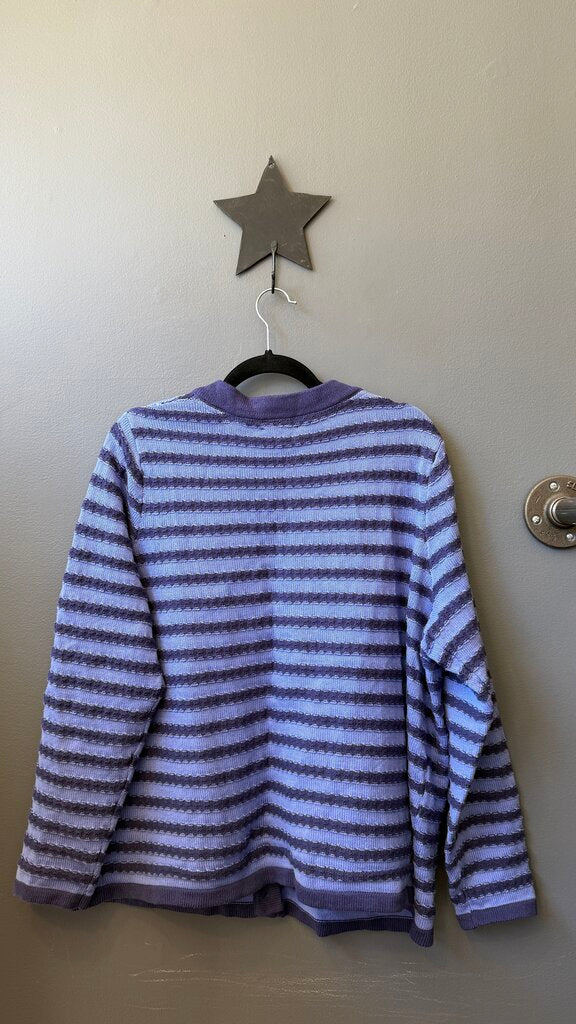 Striped Cardigan Sweater