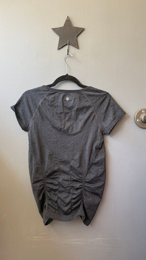 Ruched Short Sleeve Active Top