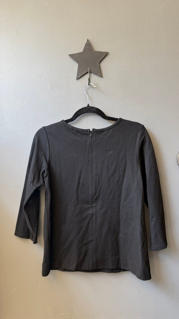 Scallop Front Ponte Top