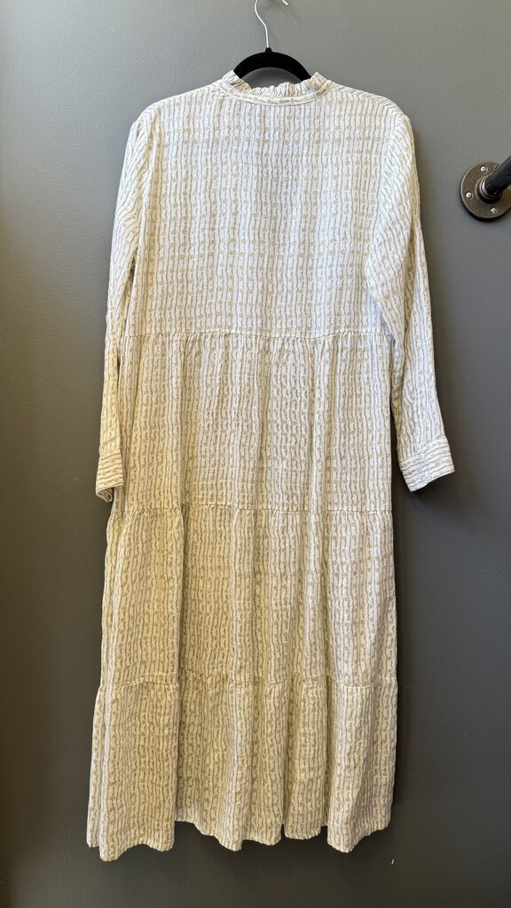 Linen Tiered Midi Dress