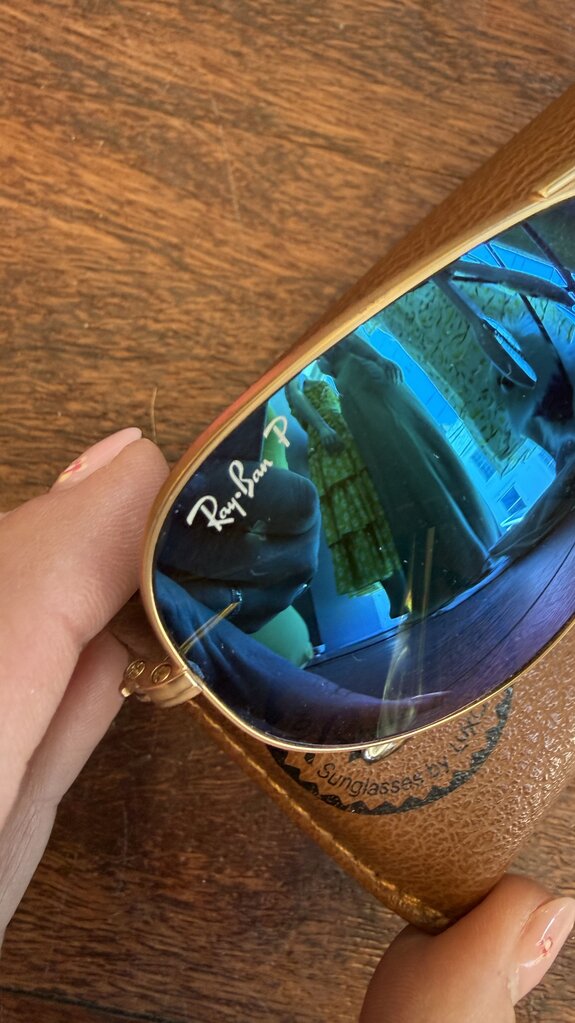 RayBan 3025 Mirror Polarized Large Aviator Sunglasses