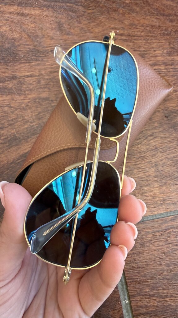 RayBan 3025 Mirror Polarized Large Aviator Sunglasses