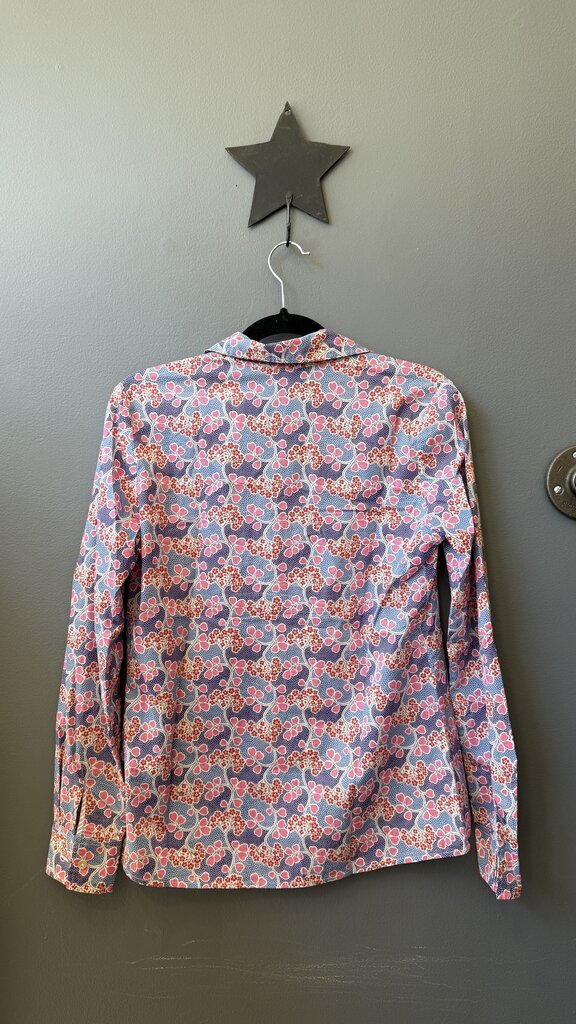 Italian Cotton Floral Button Up Shirt