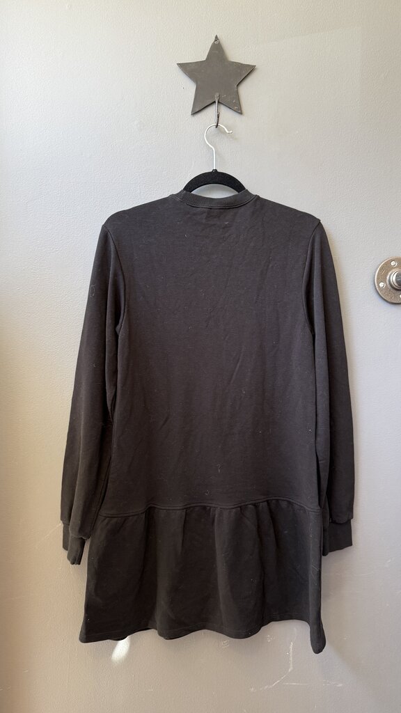 Sweatshirt Ruffle Dress