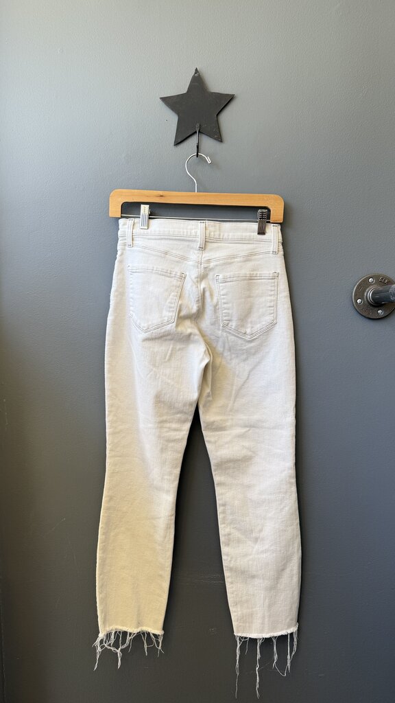 Raw Hem Natural Jeans