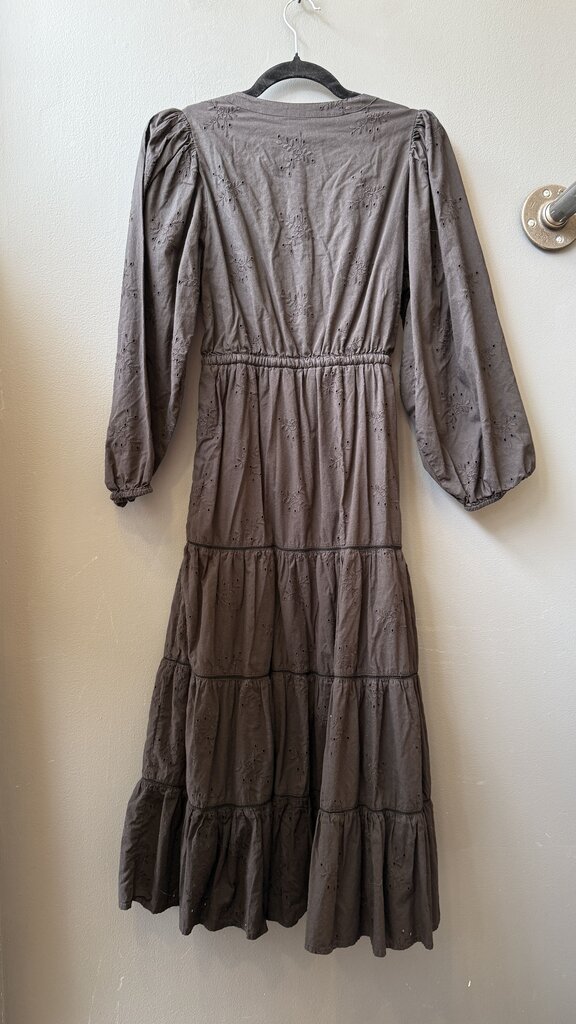 Eyelet Midi Dress