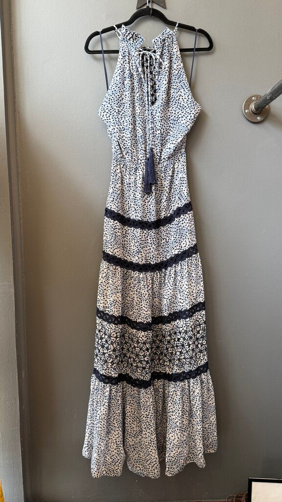 Dot Tiered Maxi Dress