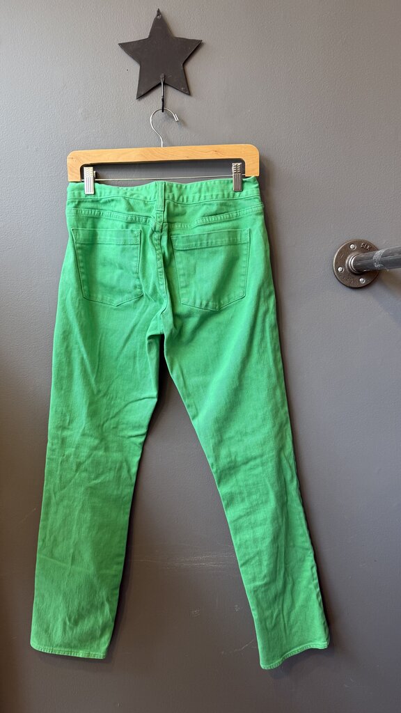 Vintage Matchstick Green Jeans