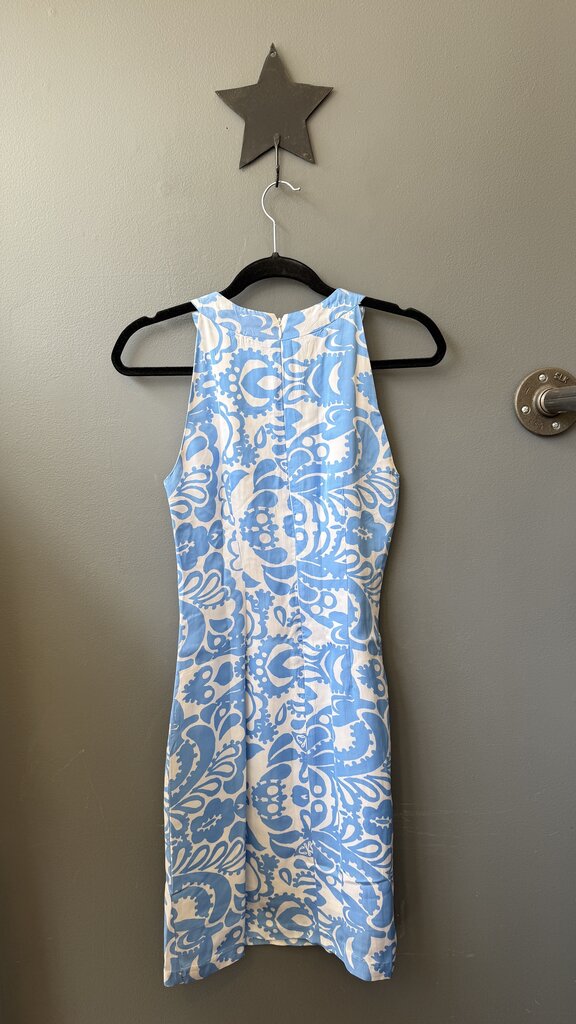 Silk Vintage High Neck Dress