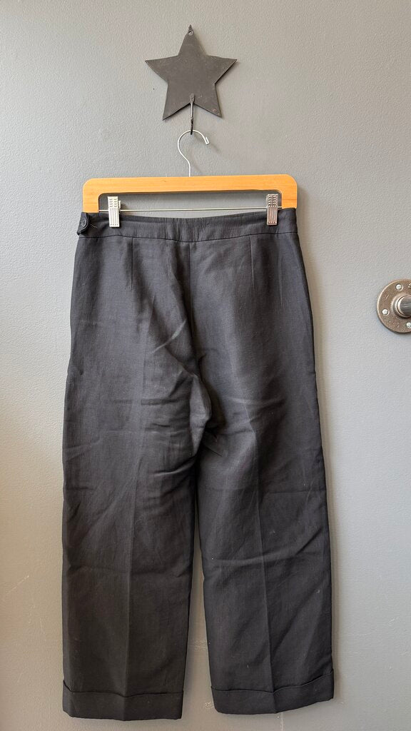 High Rise Crop Ankle Pants