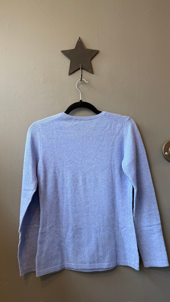 Sailboat Motif Cashmere Sweater
