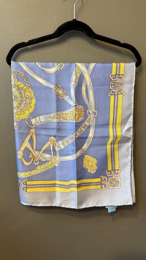 Silk Equestrian Square Scarf