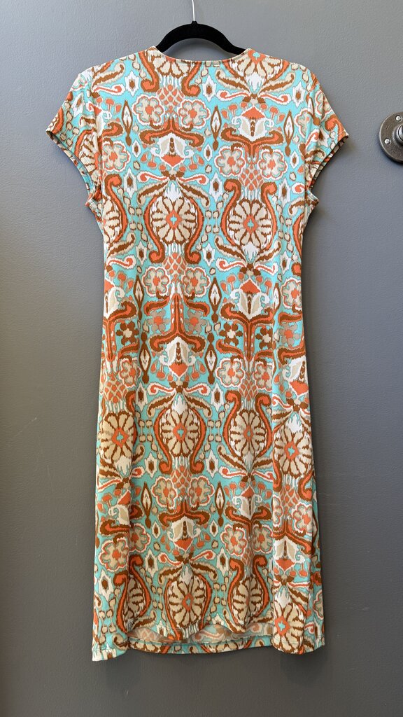 Stretch Faux Wrap Sheath Dress