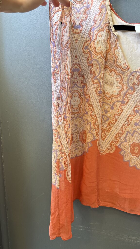 Silk Paisley Flow Blouse