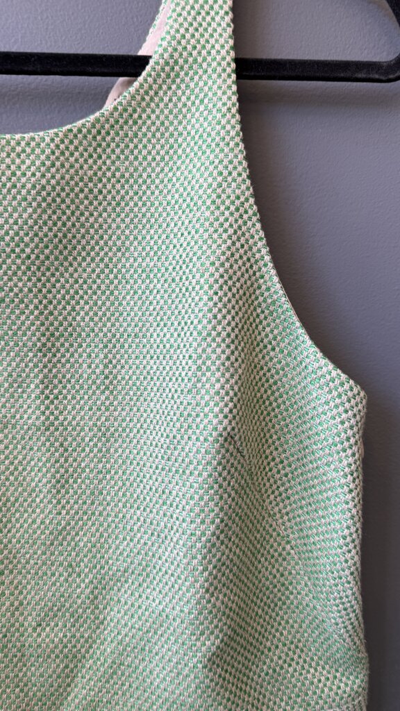 Woven Check Peplum Top