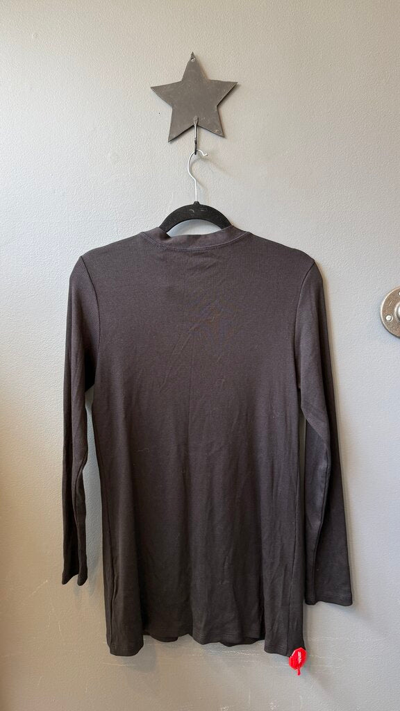 Rib Knit Longline Cardigan