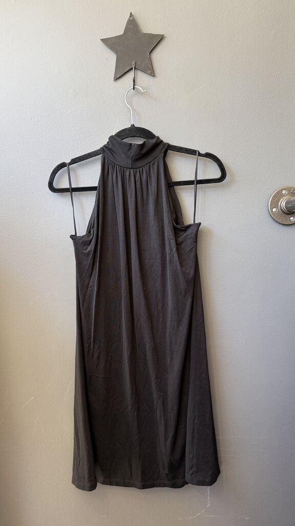 High Neck Swing Jersey Dress