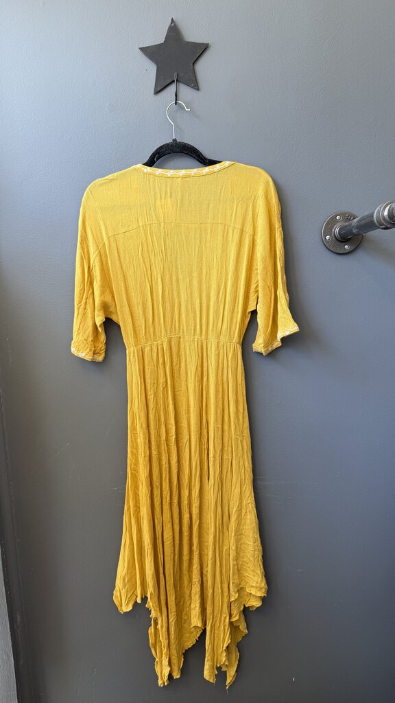 Embroidered Midi Dress