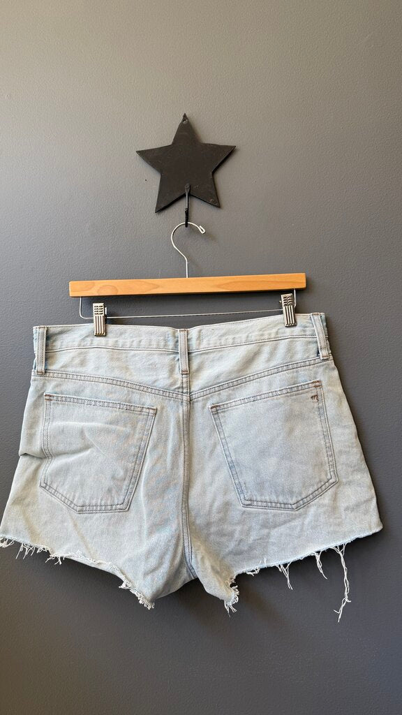 Denim Relaxed Cutoff Shorts