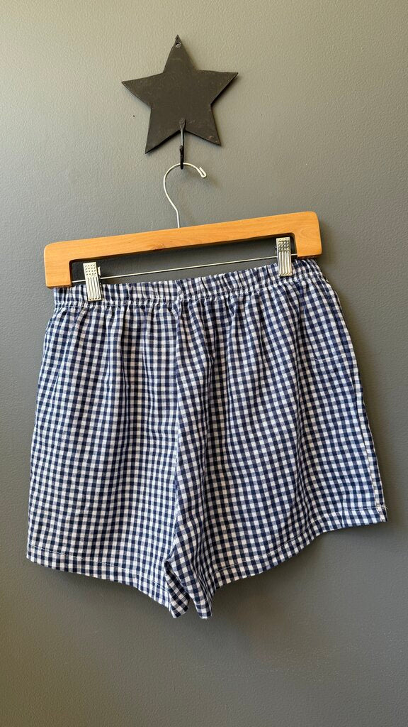 Gingham Boxer Style Shorts