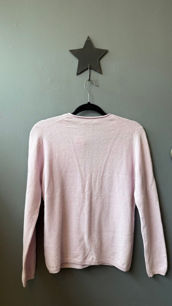 Lavender Cashmere Cardigan Sweater