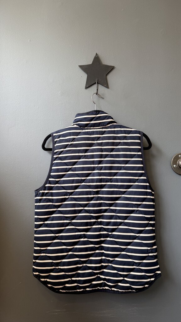 Striped Light Puffer Vest