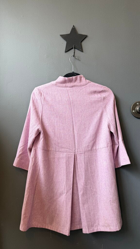 Tie Neck Swing Jacket