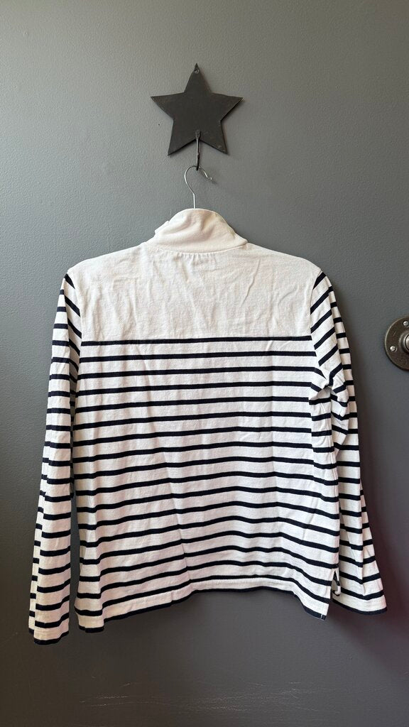 Breton Stripe Funnelneck Pullover