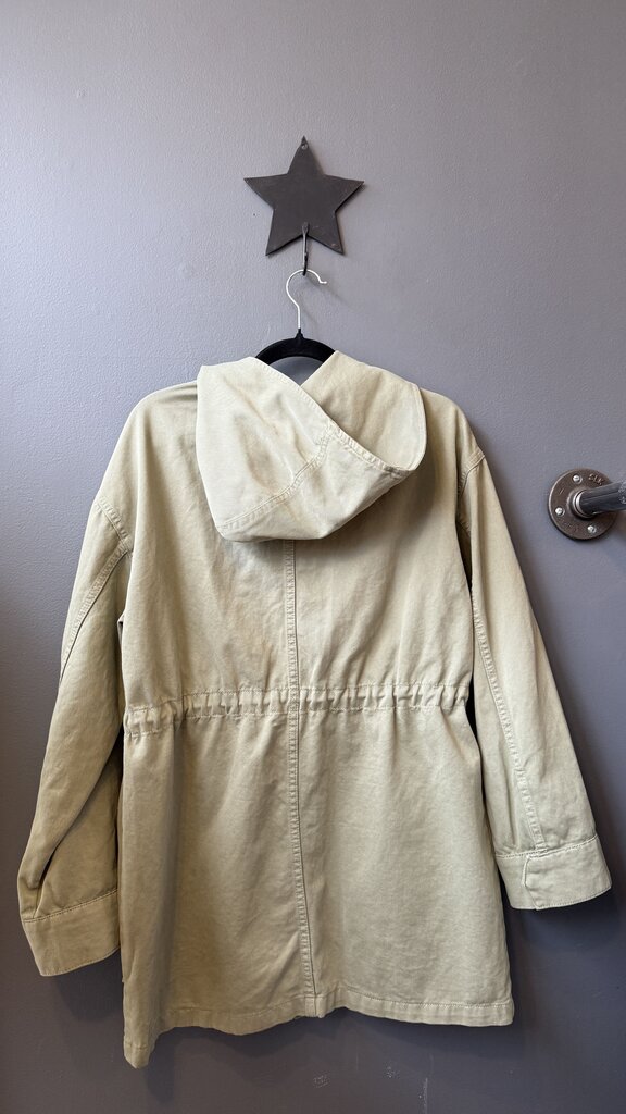 Hooded Canvas Anorak Jacket